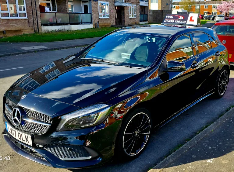 Mercedes A200d MAQ Driving School manual tuition car